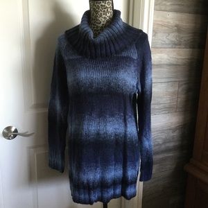 Blue Ombré Sweater